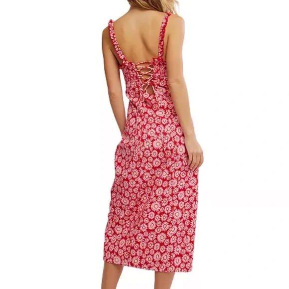 NWOT Lucinda printed midi dress by Free People in size XS - Picture 5 of 14